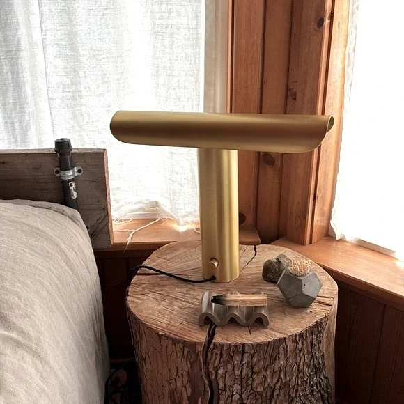 FRAMA Brass T-Lamp (NWOT)